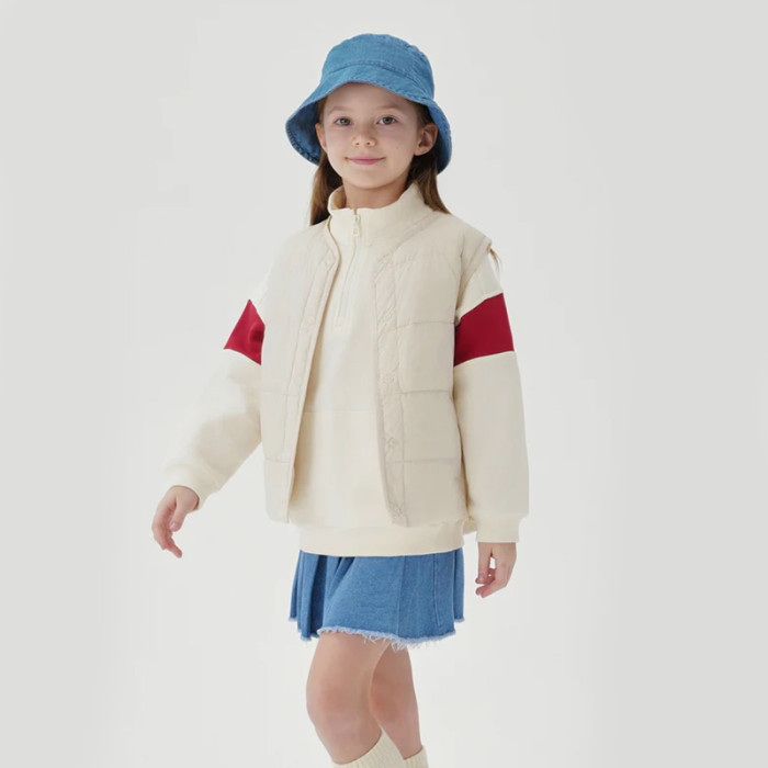 Custom Kids Matte Lightweight Down Vest Manufacturer | Ginwen