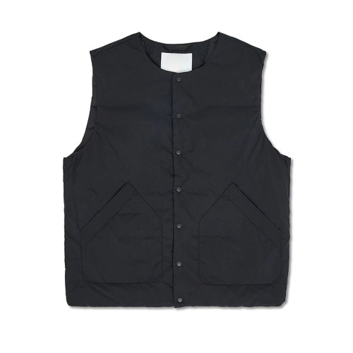 Custom Men's Round Neck Down Vest Manufacturer | Ginwen