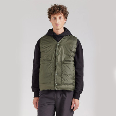 Custom Men's Lightweight V Neck Down Vest Manufacturer | Ginwen