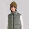 Custom Women's Matte Hooded Down Vest Manufacturer | Ginwen