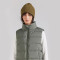 Custom Women's Matte Hooded Down Vest Manufacturer | Ginwen