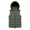 Custom Women's Matte Hooded Down Vest Manufacturer | Ginwen