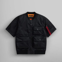 Custom Women's Short Sleeve Bomber Jacket Manufacturers | Ginwen