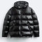 Custom Basic High Shine Hooded Puffer Jacket Manufacturer | Ginwen