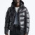 Custom Basic High Shine Hooded Puffer Jacket Manufacturer | Ginwen