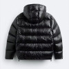 Custom Basic High Shine Hooded Puffer Jacket Manufacturer | Ginwen