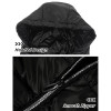 Custom Basic Shiny Hooded Puffer Vest Manufacturer | Ginwen
