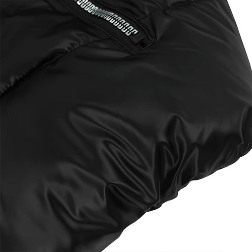 Custom Basic Shiny Hooded Puffer Vest Manufacturer | Ginwen