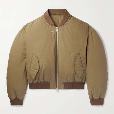 Men Khaki Bomber Jacket – Classic Lightweight Outerwear, Ready to Ship