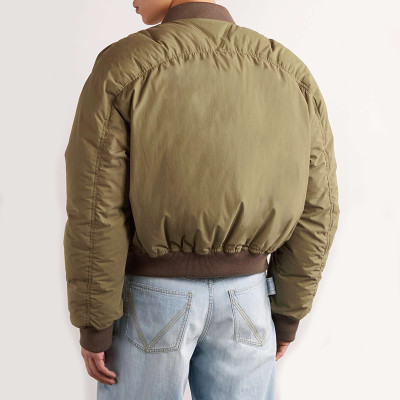 Men Khaki Bomber Jacket – Classic Lightweight Outerwear, Ready to Ship