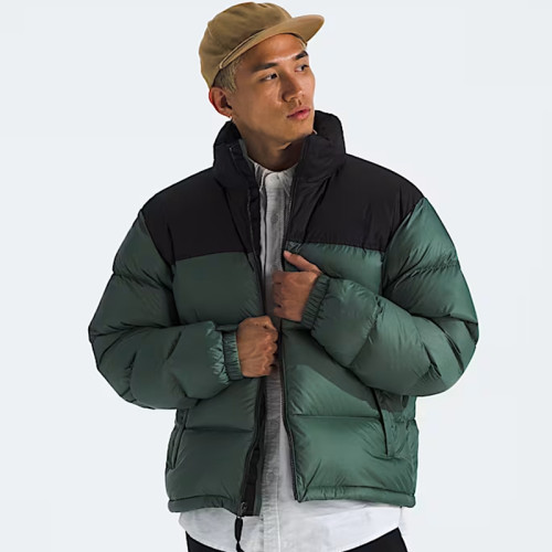 Custom Winter Men's Colorblock Puffy Jacket Manufacturer | Ginwen
