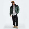 Custom Winter Men's Colorblock Puffy Jacket Manufacturer | Ginwen
