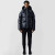 Custom Men's Detachable Hood Glossy Shiny Puffer Jacket Manufacturer | Ginwen