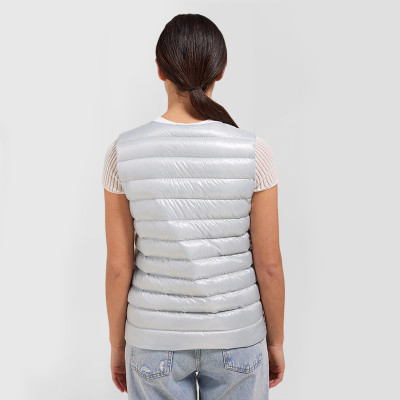Custom Women's Shiny Down Vest Manufacturer | Ginwen