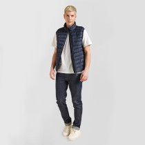Custom Men's Stand Collar Down Vest Manufacturer | Ginwen