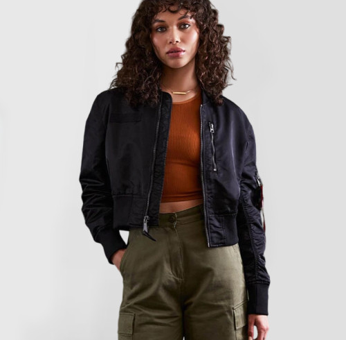 Custom Women's Quilted Bomber Jacket Manufacturers | Ginwen