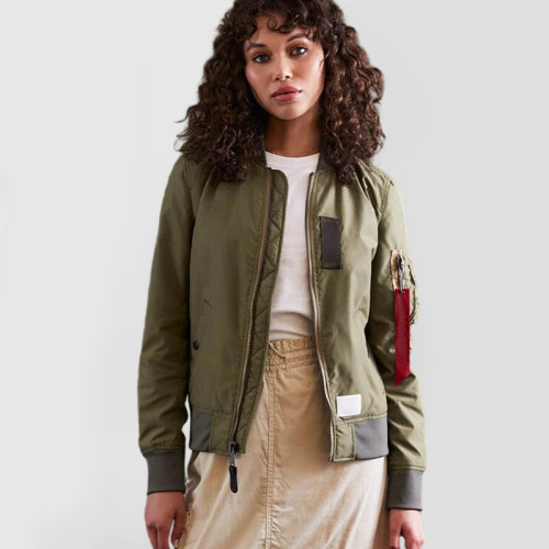 Custom Women's Casual Bomber Jackets Manufacturers | Ginwen