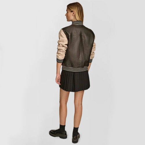 Custom Women American Letter Varsity Jacket Manufacturer | Ginwen