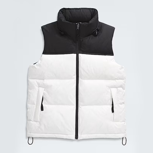 Custom Women's Black and White Puffer Vest Manufacturer | Ginwen