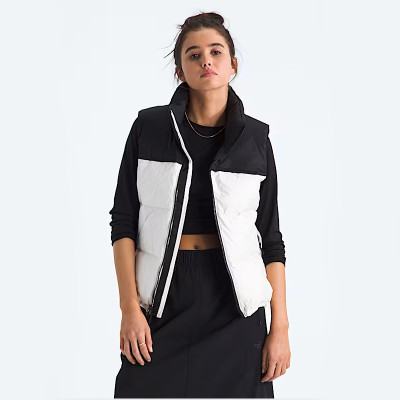 Custom Women's Black and White Puffy Vest Manufacturer | Ginwen