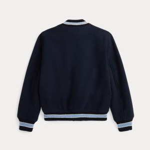 Customized Kids Preppy Embroidered Varsity Jacket Manufacturer | Ginwen