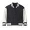 Custom kids Children's Black and White Varsity Jacket Manufacturer | Ginwen