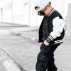 Custom kids Children's Black and White Varsity Jacket Manufacturer | Ginwen