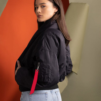 Custom Women's Wrap Bomber Jacket Manufacturers | Ginwen