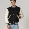 Custom American Black and White Varsity Jacket Manufacturer | Ginwen