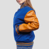 Custom Women's Two-tone Varsity Jacket Manufacturer | Ginwen