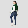 Custom Women's Preppy Cropped Varsity Jacket Manufacturer | Ginwen
