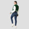 Custom Women's Preppy Cropped Varsity Jacket Manufacturer | Ginwen