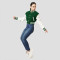 Custom Women's Preppy Cropped Varsity Jacket Manufacturer | Ginwen