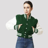 Custom Women's Preppy Cropped Varsity Jacket Manufacturer | Ginwen