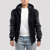 Custom Trendy Street Hooded Varsity Jacket Manufacturer | Ginwen
