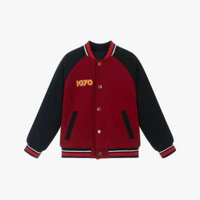 Custom kids vintage embroidered letterman Varsity jacket Manufacturer | Ginwen