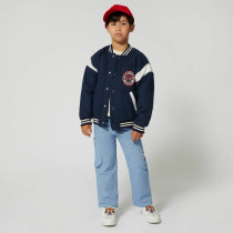 Custom kids American style tiger head embroidered college jacket Manufacturer | Ginwen