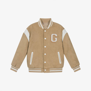 Custom kids vintage embroidered college jacket Manufacturer | Ginwen