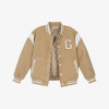 Custom kids vintage embroidered college jacket Manufacturer | Ginwen