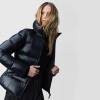 Custom Women's Shiny Slim Fit Hooded Puffy Jacket Manufacturer | Ginwen