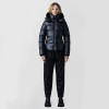 Custom Women's Shiny Slim Fit Hooded Puffy Jacket Manufacturer | Ginwen