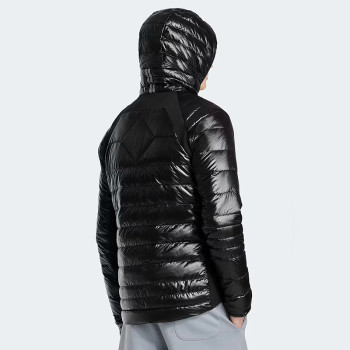 Custom Men's Winter Shiny Lightweight Hooded Down Jacket Manufacturers | Ginwen