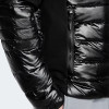 Custom Men's Winter Shiny Lightweight Hooded Down Jacket Manufacturers | Ginwen