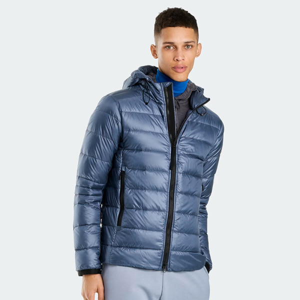 Custom Shiny Hooded Lightweight Winter Down Jacket Manufacturers | Ginwen