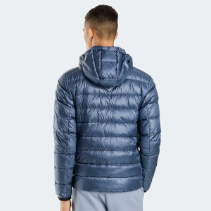 Custom Shiny Hooded Lightweight Winter Down Jacket Manufacturers | Ginwen