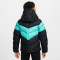 Custom Kids Color Block Hooded Puffer Jacket Manufacturer | Ginwen