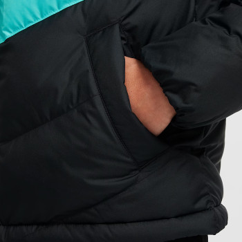 Custom Kids Color Block Hooded Puffer Jacket Manufacturer | Ginwen