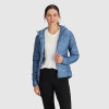 Custom Women's Twill Quilted Hooded Lightweight Down Jacket Manufacturers | Ginwen