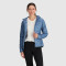 Custom Women's Twill Quilted Hooded Lightweight Down Jacket Manufacturer | Ginwen