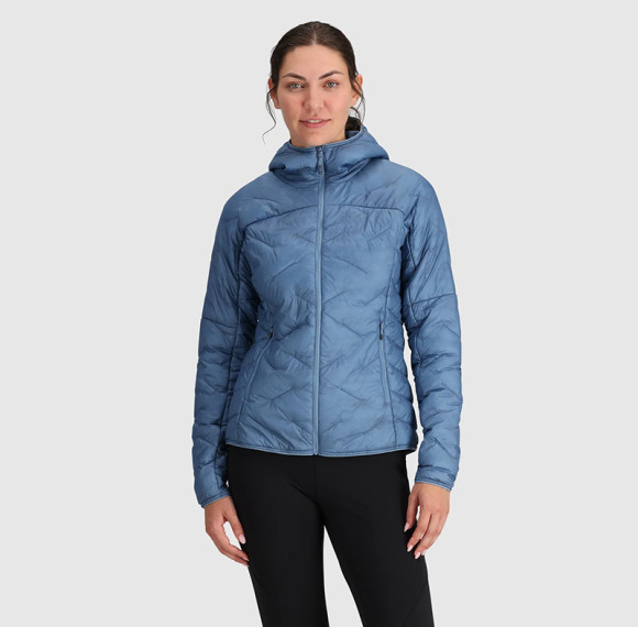 Custom Women's Twill Quilted Hooded Lightweight Down Jacket Manufacturer | Ginwen